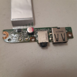 Плата со шлейфом USB и аудио для HP Pavilion 15-n