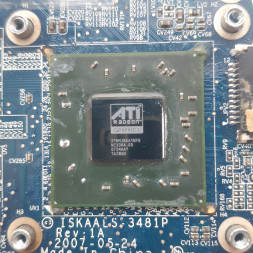б.у Видеокарта для ноутбука Toshiba Radeon HD2600, 256Mb, LS-3481P